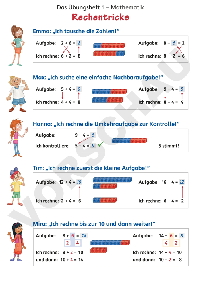 Das Übungsheft Mathematik 1 - Poster main product photo