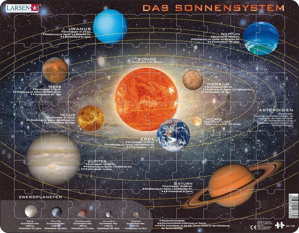 Das Sonnensystem (Kinderpuzzle) main product photo