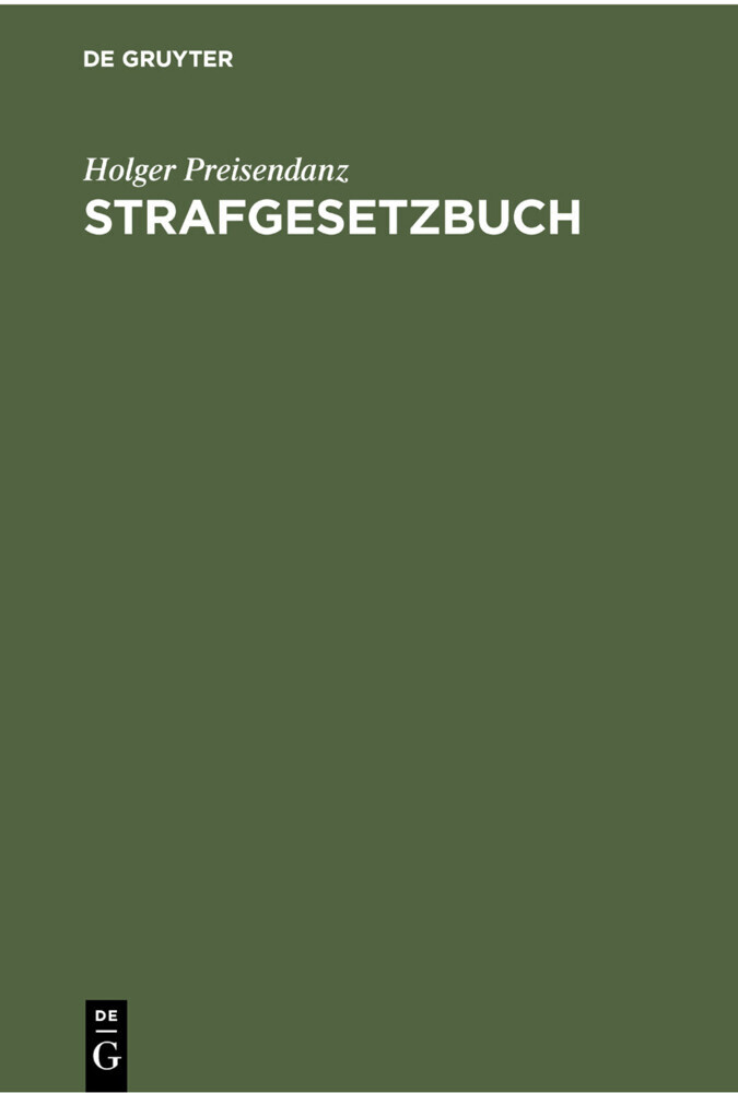 Strafgesetzbuch main product photo