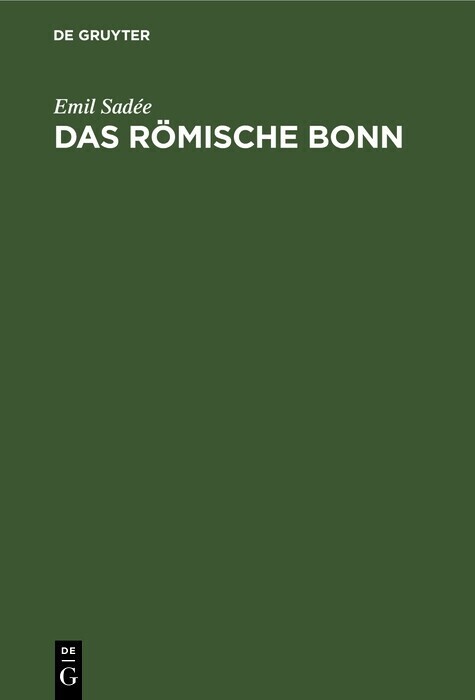 Das römische Bonn main product photo