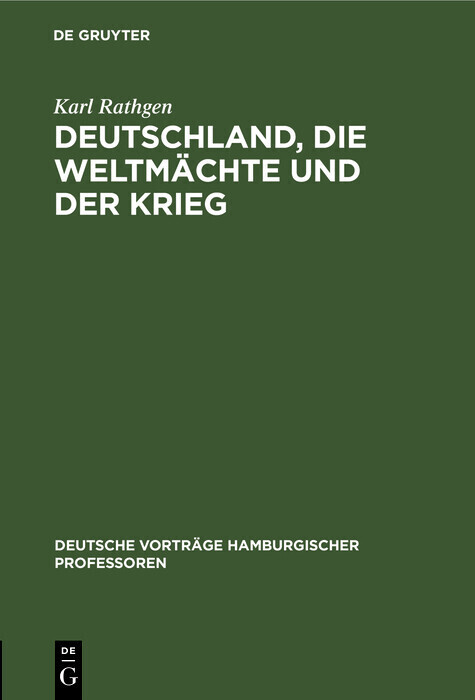 Deutschland, die Weltmächte und der Krieg main product photo
