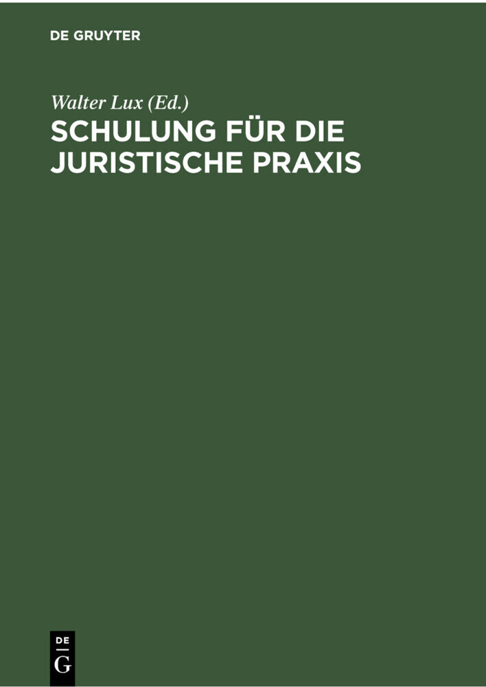 Schulung für die Juristische Praxis main product photo