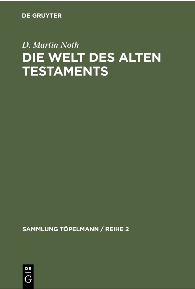 Die Welt des Alten Testaments main product photo