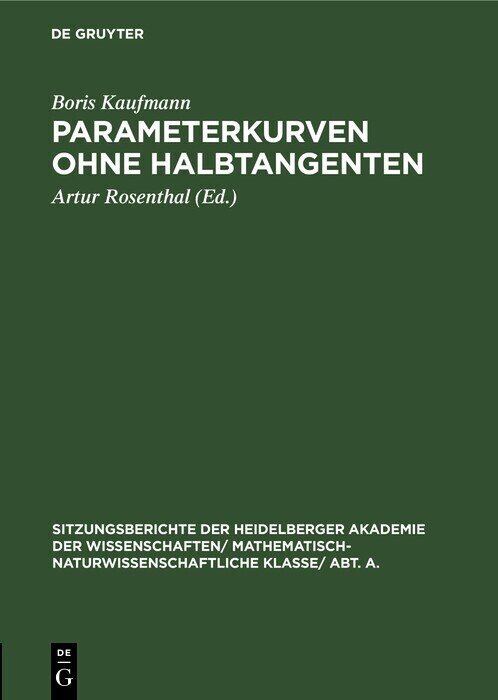 Parameterkurven ohne Halbtangenten main product photo