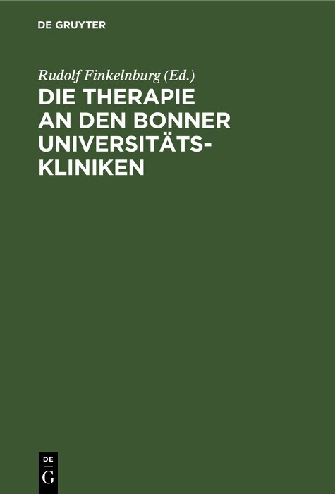 Die Therapie an den Bonner Universitätskliniken main product photo