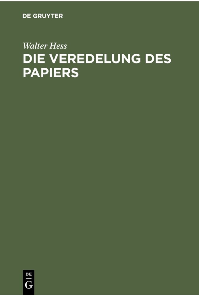 Die Veredelung des Papiers main product photo