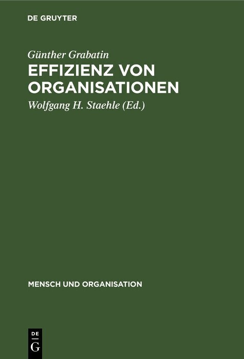 Effizienz von Organisationen main product photo