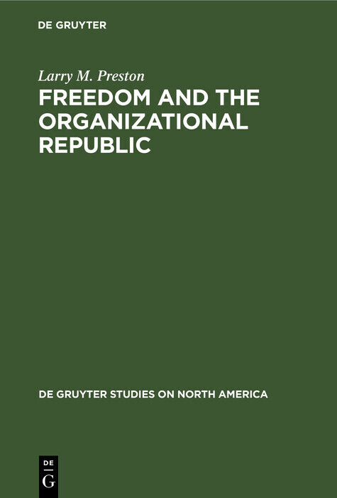 Freedom and the Organizational Republic main product photo
