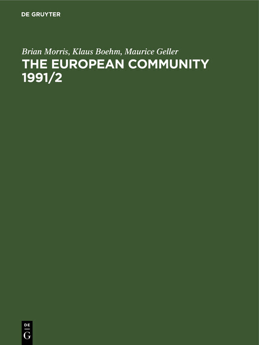 The European Community 1991/2 main product photo