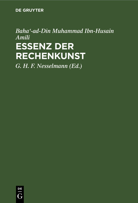 Essenz der Rechenkunst main product photo