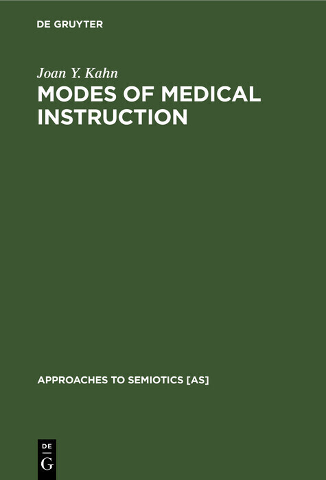 Modes of Medical Instruction main product photo