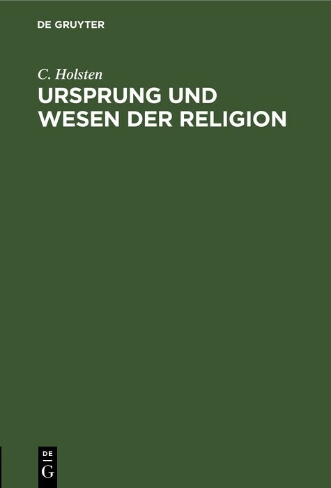 Ursprung und Wesen der Religion main product photo