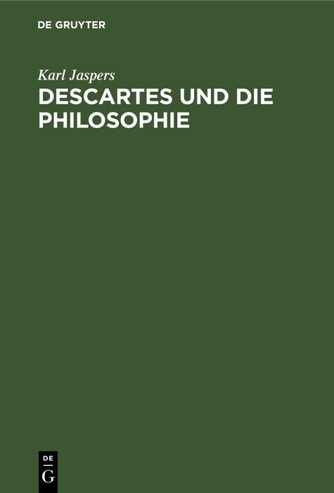 Descartes und die Philosophie main product photo