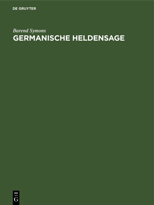Germanische Heldensage main product photo
