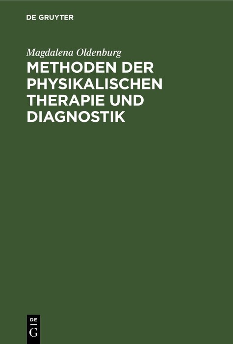 Methoden der physikalischen Therapie und Diagnostik main product photo
