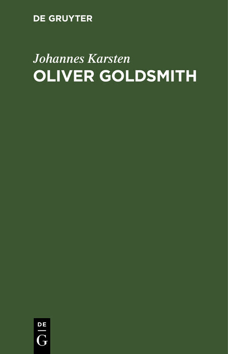 Oliver Goldsmith main product photo