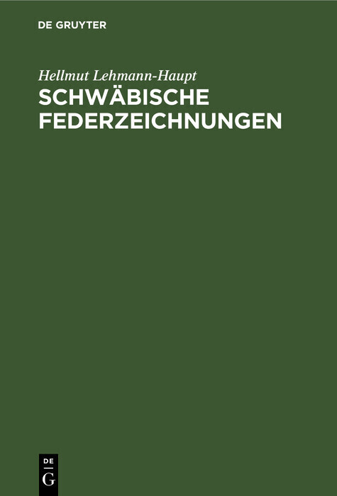 Schwäbische Federzeichnungen main product photo