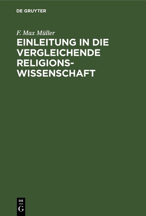 Einleitung in die vergleichende Religionswissenschaft main product photo