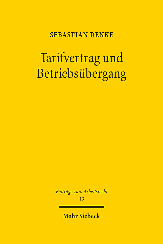 Tarifvertrag und Betriebsübergang main product photo