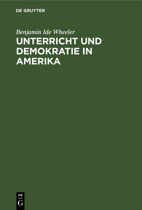 Unterricht und Demokratie in Amerika main product photo