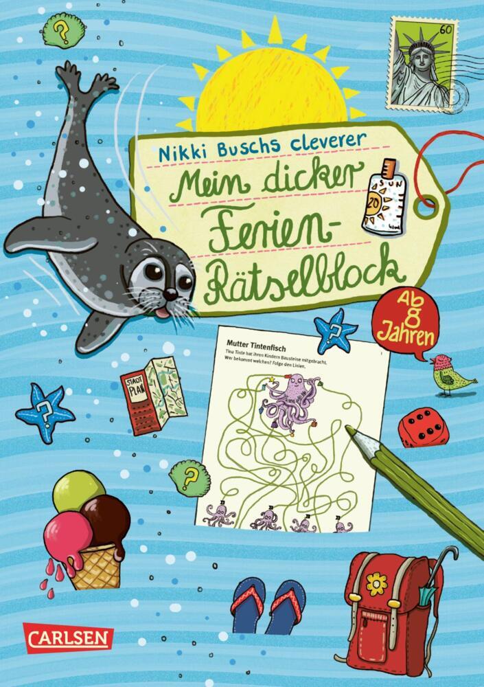 Rätselspaß Grundschule: Mein dicker Ferien-Rätselblock main product photo