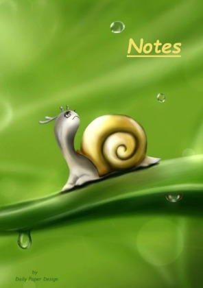 Notizbuch A5 dotted [Snail - Schnecke] Softcover von Daily Pap...