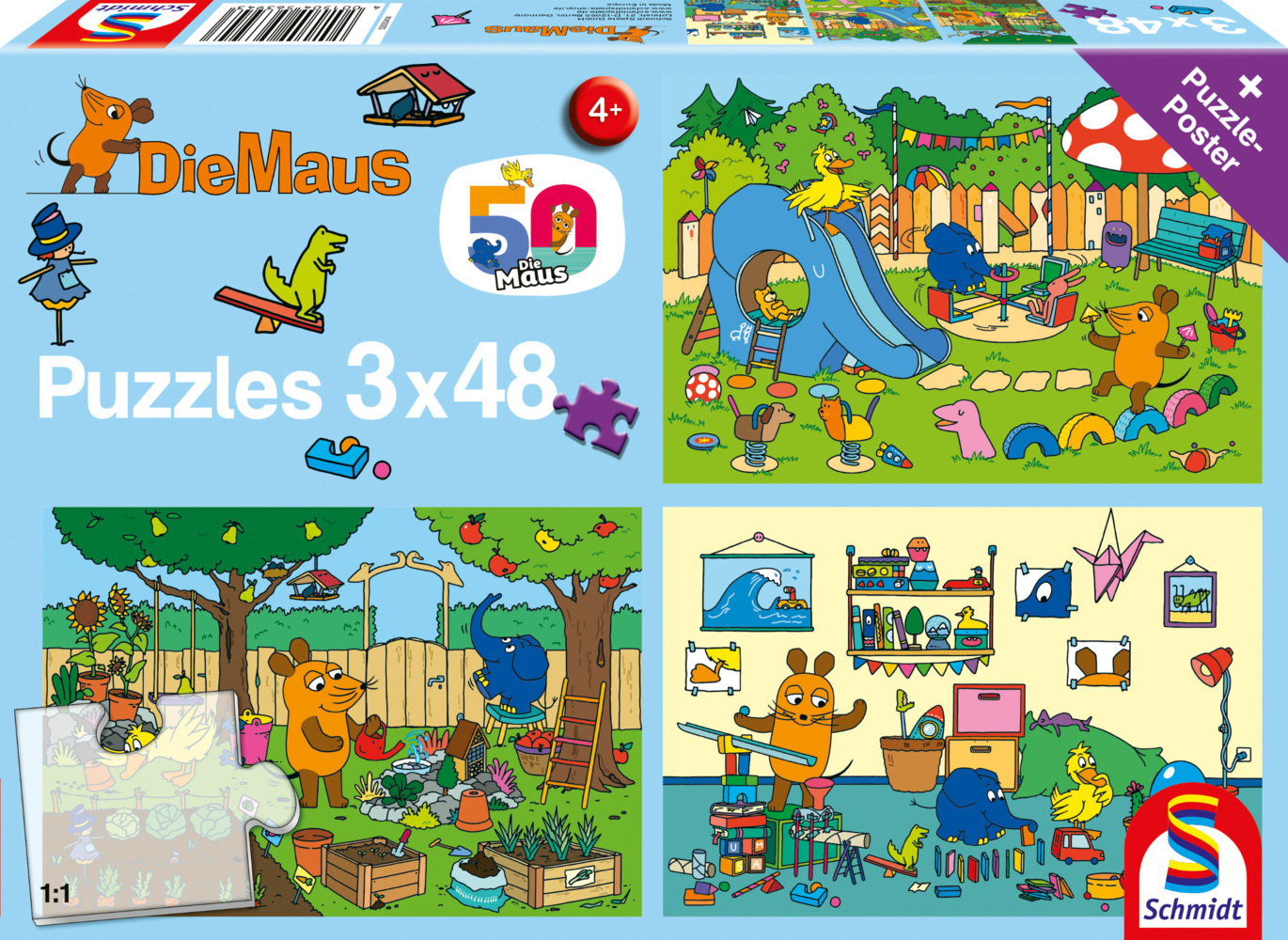 Die Maus, Ein Tag mit der Maus (Kinderpuzzle) main product photo