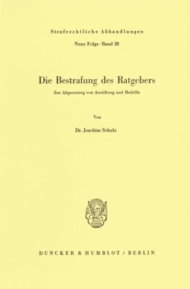 Die Bestrafung des Ratgebers.