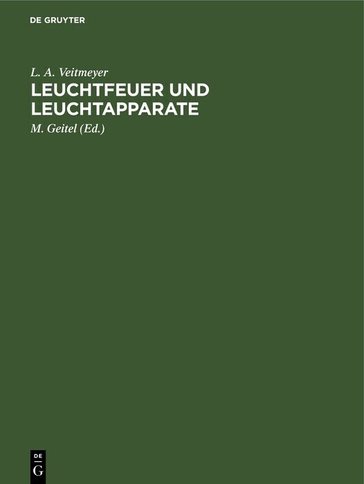 Leuchtfeuer und Leuchtapparate main product photo