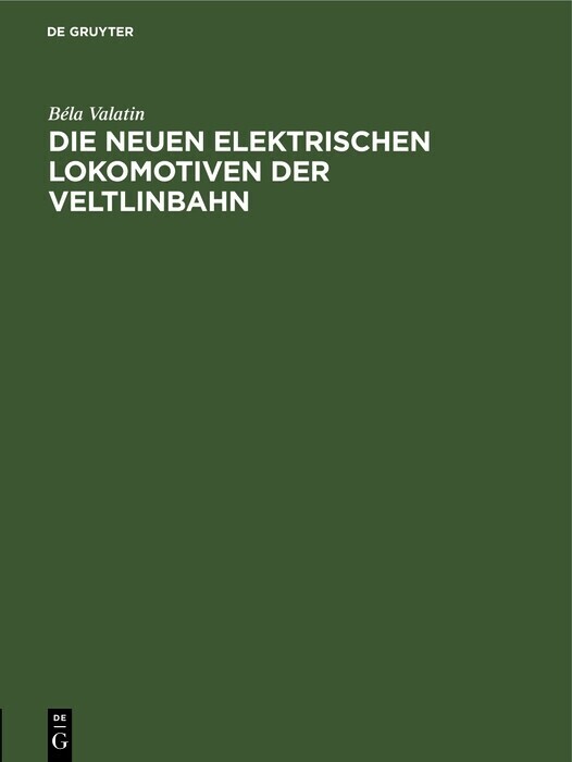 Die neuen elektrischen Lokomotiven der Veltlinbahn main product photo