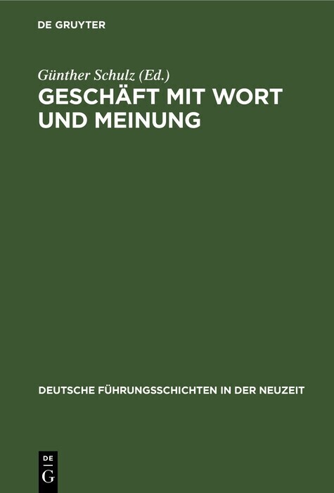 Geschäft mit Wort und Meinung main product photo