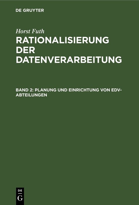 Planung und Einrichtung von EDV-Abteilungen main product photo