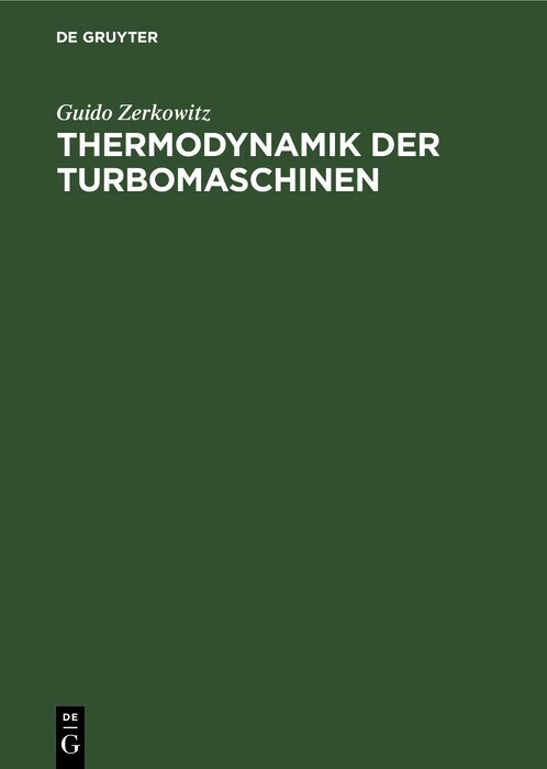 Thermodynamik der Turbomaschinen main product photo