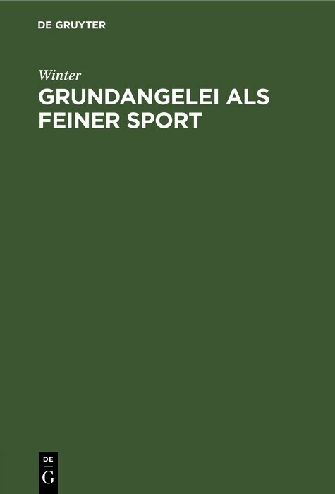 Grundangelei als feiner Sport main product photo