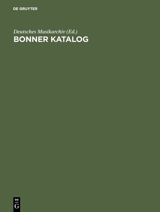 Bonner Katalog main product photo