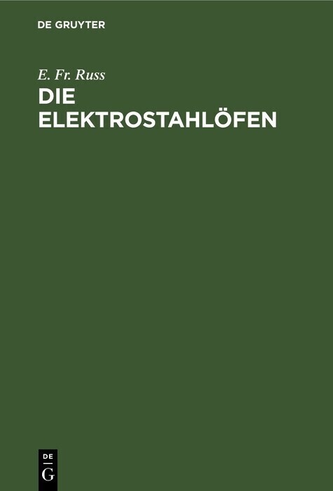 Die Elektrostahlöfen main product photo