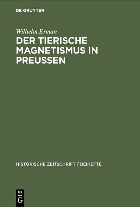 Der Tierische Magnetismus in Preussen main product photo
