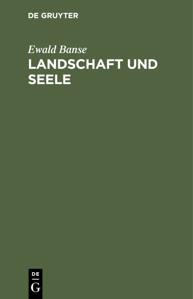 Landschaft und Seele main product photo