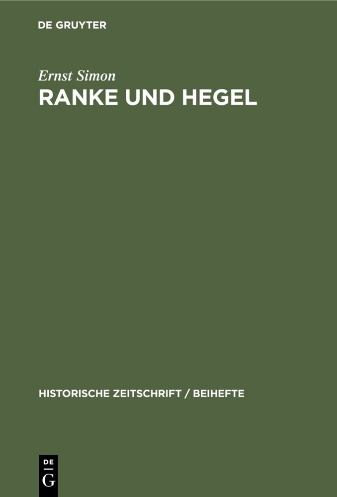 Ranke und Hegel main product photo