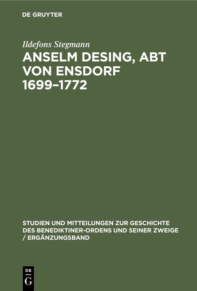 Anselm Desing, Abt von Ensdorf 1699-1772 main product photo