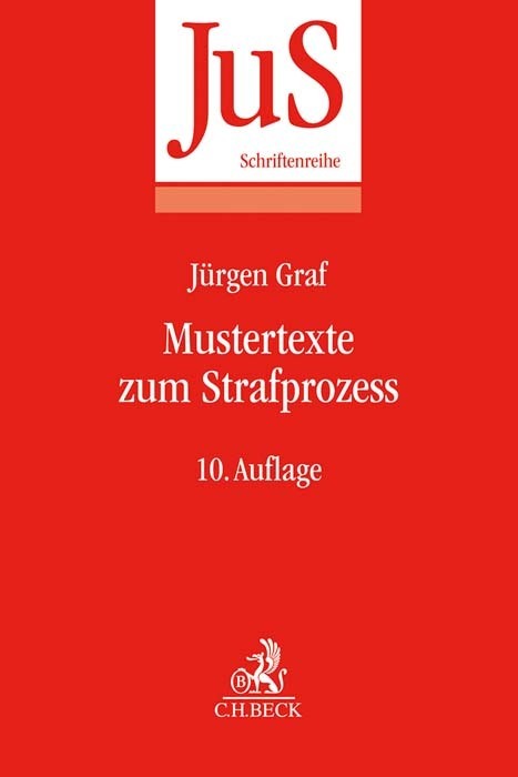 Mustertexte zum Strafprozess main product photo