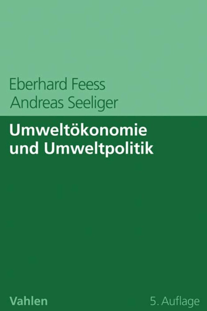 Umweltökonomie und Umweltpolitik main product photo