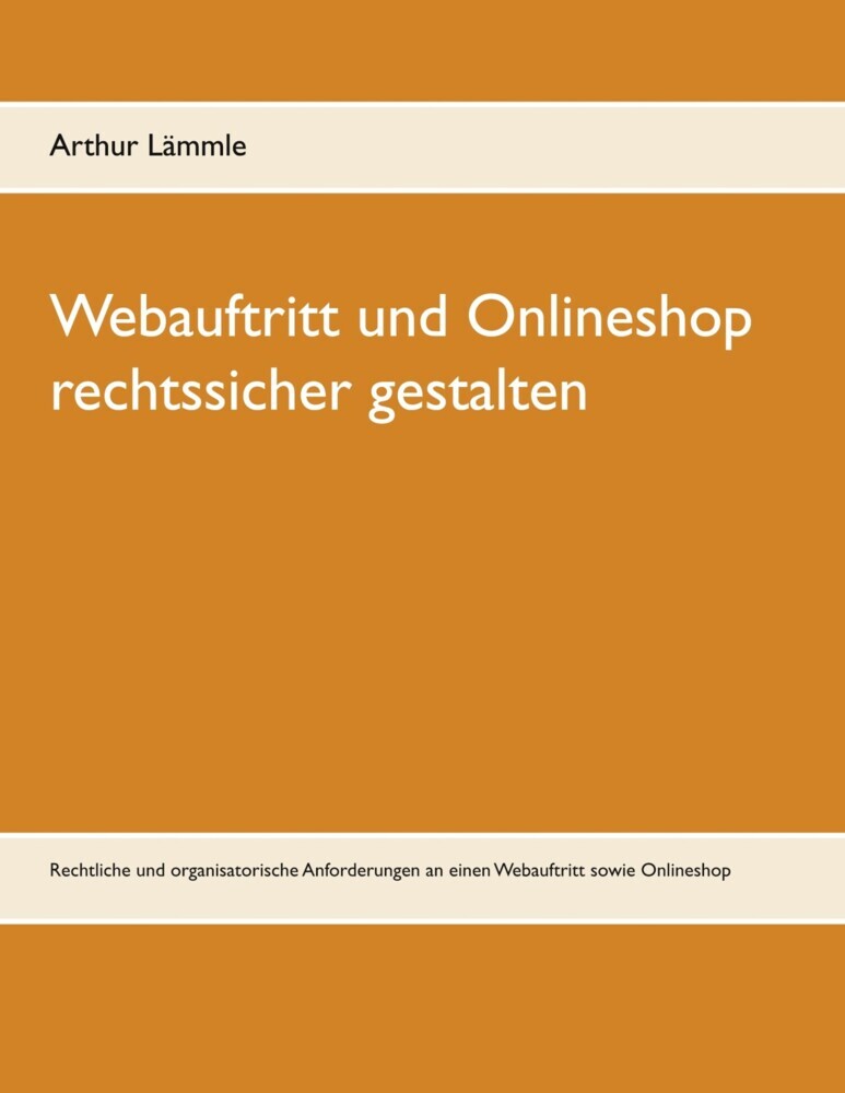 Webauftritt und Onlineshop rechtssicher gestalten main product photo