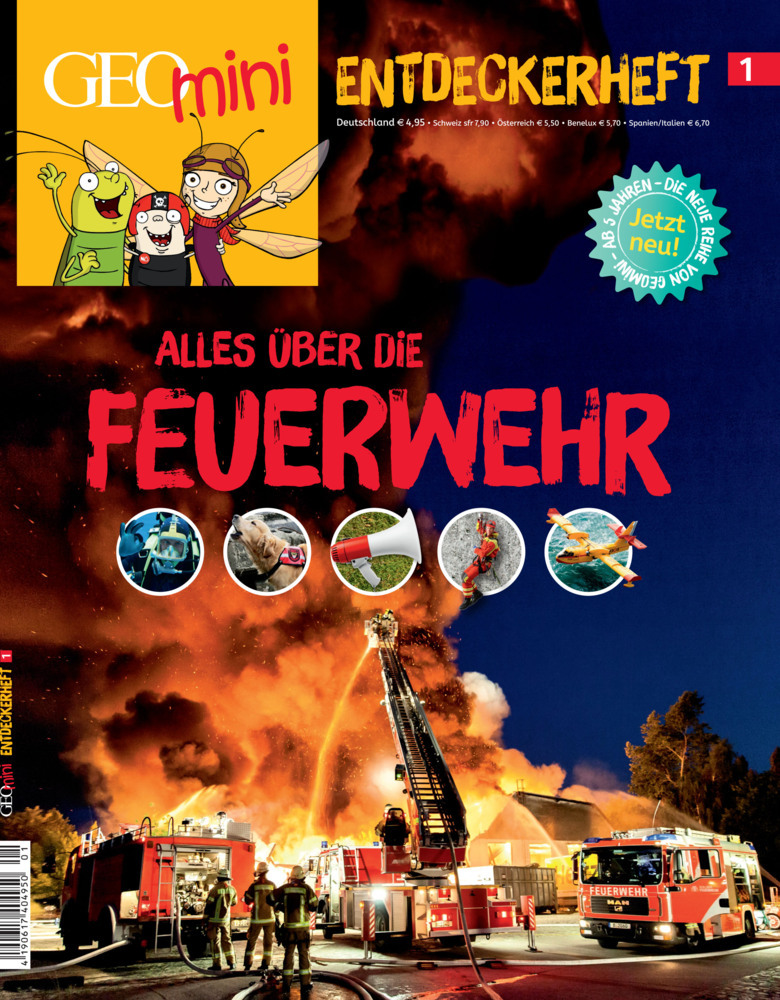 GEOlino mini Entdeckerheft 1/2016 - Alles über die Feuerwehr main product photo