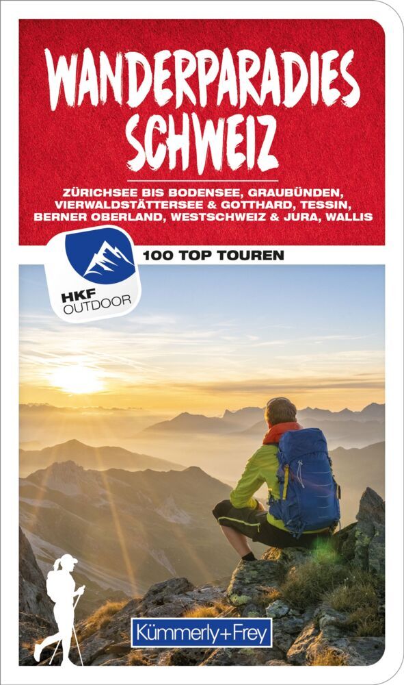 Kümmerly+Frey Wanderführer Wanderparadies Schweiz main product photo