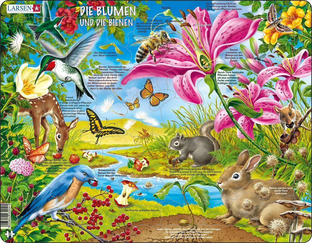 Die Blumen und die Bienen (Kinderpuzzle) main product photo