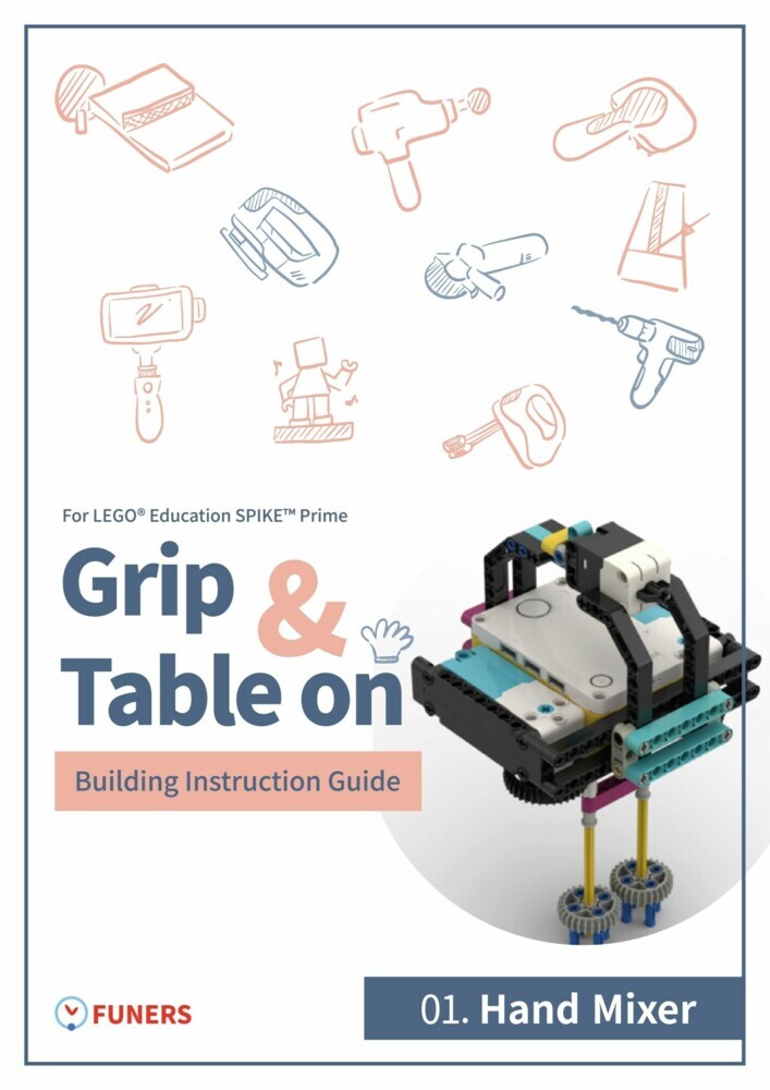 SPIKE(TM) Prime_01.Hand Mixer_Building Instruction Guide main product photo