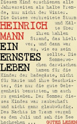 Ein ernstes Leben