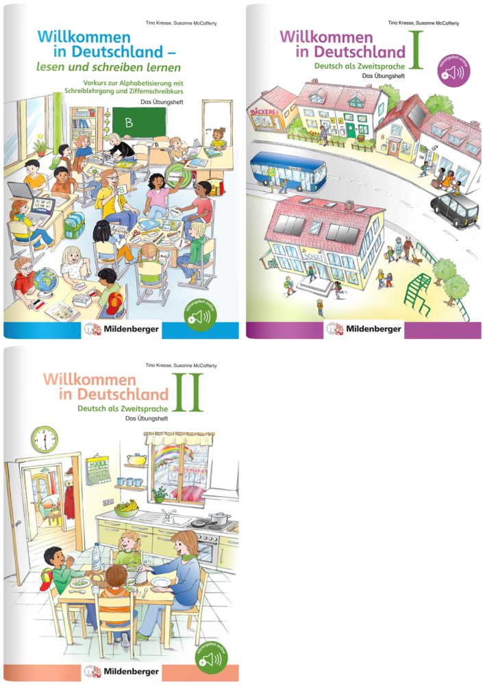 Sicher in die Grundschule - Paket: Deutsch als Zweitsprache, 3 Teile main product photo