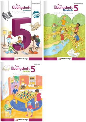 Sicher ins 6. Schuljahr - Paket: Rechnen - Schreiben - Lesen - Grammatik · Klasse 5
